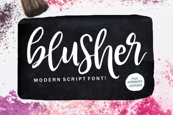 Blusher Font: Authentic Script for Campaigns