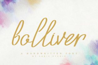 Bolliver: A Premium Script Font for Web Design