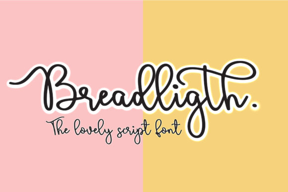 Bread Ligth: A Charming Handwritten Font for Brands
