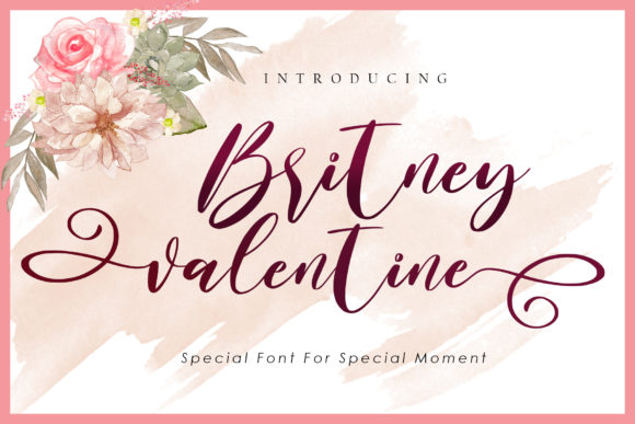 Britney Valentine: A Modern Handwritten Font for Campaigns