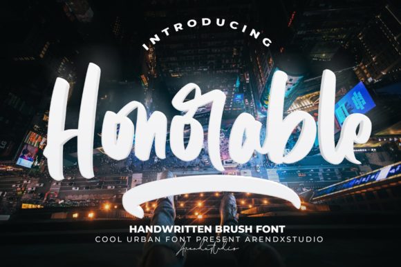 Honorable Font Review: A Bouncy Script for Branding