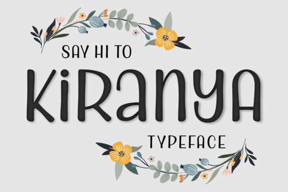 Kiranya: A Sweet Handwritten Font for Web Design