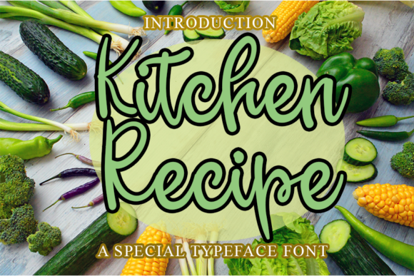 Kitchen Recipe Font: Elevating Web Design with Handwritten Charm