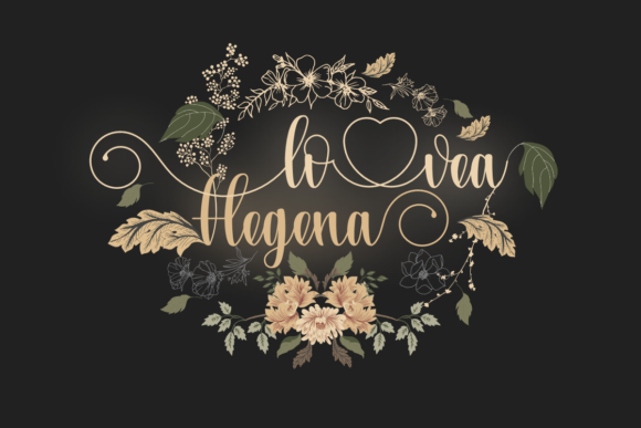Lovea Hegena: A Handwritten Font for Editorial Grace