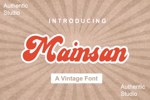 Mainsan: A Vintage Handwritten Font for Web Design