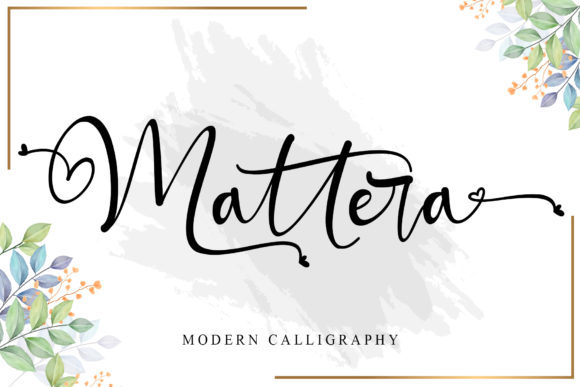 Mattera: A Relaxed Handwritten Font for Editorial Design