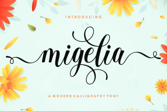 Migelia: The Handwritten Font for Elegant Branding