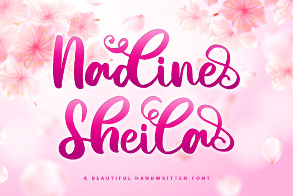 Nadine Sheila: A Timeless Script Font for Editorial Design