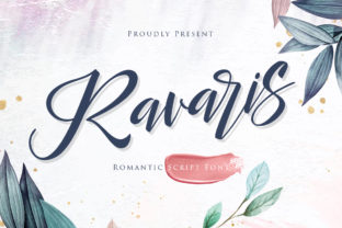 Ravaris Font: A Playful Script for Makers