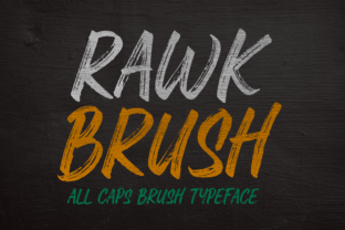 Rawk Brush Font Review for Web Designers