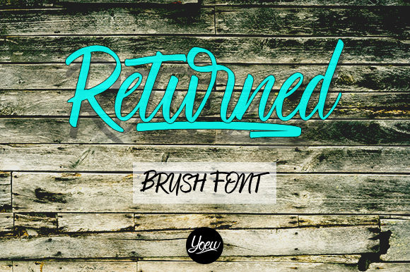 Returned: A Handwritten Font for Makers