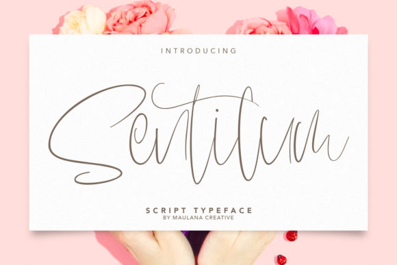 Sentilum: A Relaxed Handwritten Typeface for Editorial Design