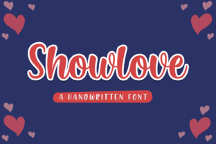 Showlove: A Playful Handwritten Font for Modern Brands