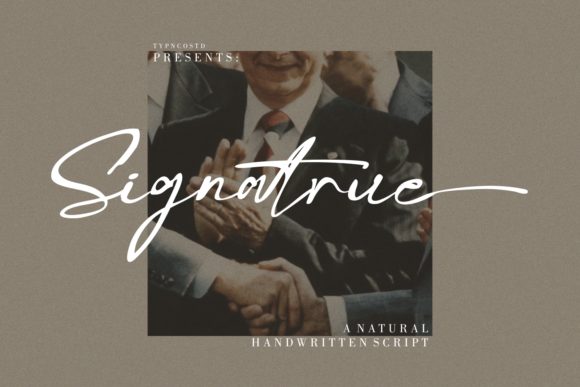 Signatrue: A Handwritten Font for Stronger Branding