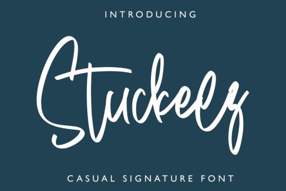 Stuckeez: A Handwritten Typeface for Modern Editors