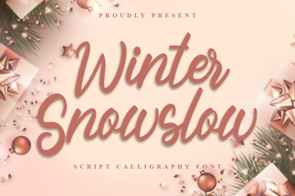 Winter Snowslow Font for Elegant Branding